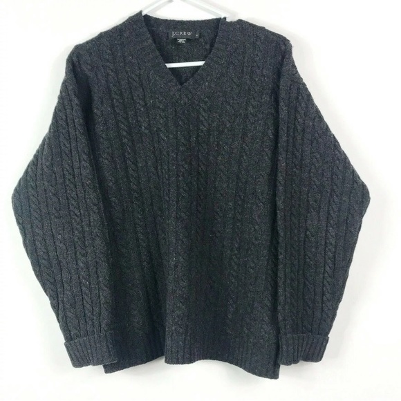 J Crew MensSweater 💯 Lambswool Chunky Knit SZ S